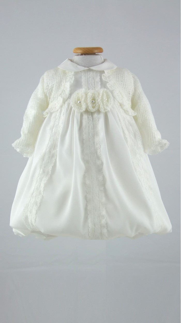 Cerimonia Battesimo Abito Battesimo Bimba Senza Maniche Vestito