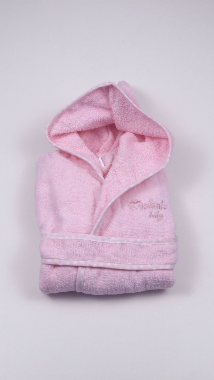 Accappatoio Per Neonati 6-18 Mesi | In Spugna Di Cotone 550g | Con Cappuccio | Made In Italy - Italbaby - Foto 7