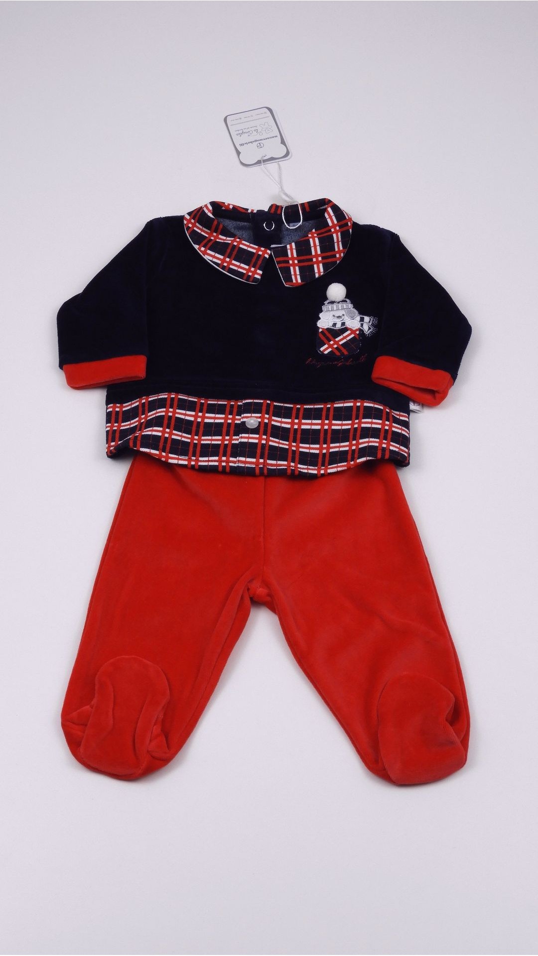 Completo Bambino Elegante Camicia E Pantaloni Con Bretelle - Per Battesimo, Natale, Feste Speciali