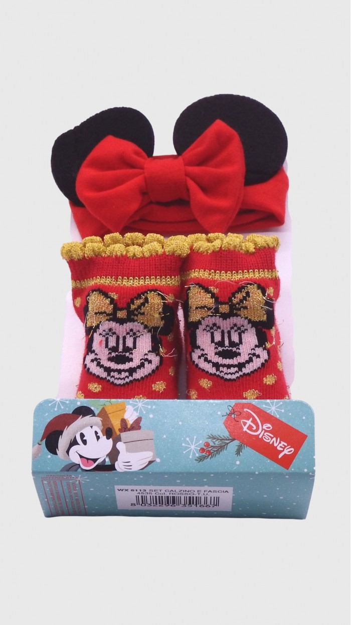Disney Hair Band Newborn Socks Set WX6113