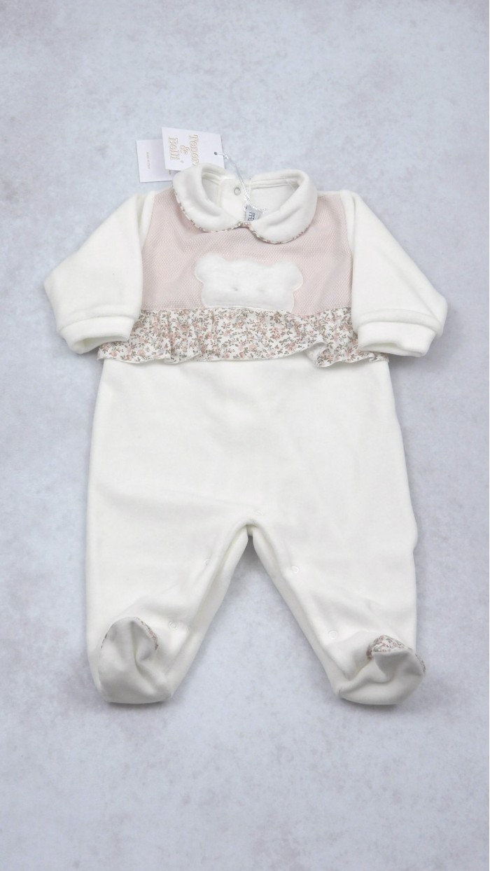Teneri e Belli Newborn Girl Sleepsuit TT104