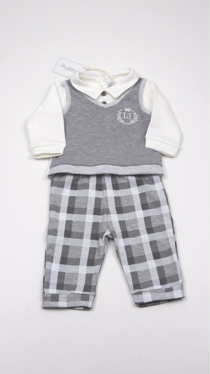 Les Jolies Baby Boy Newborn Outfit LJ331362  