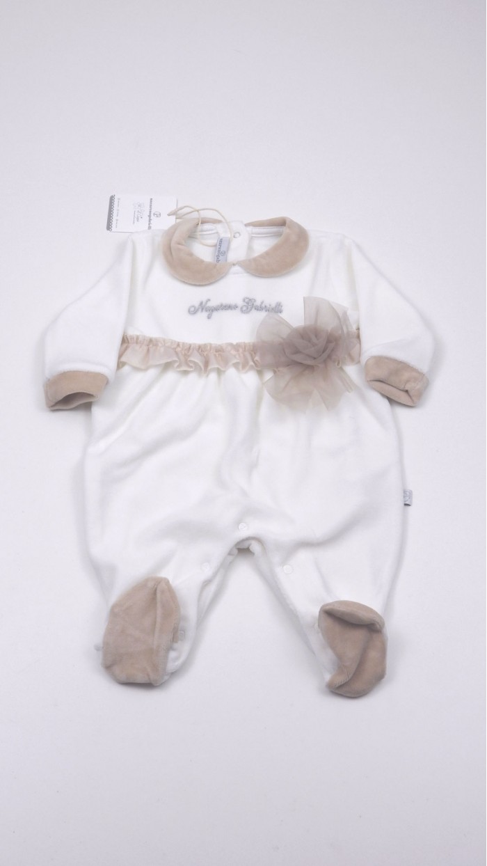 Nazareno Gabrielli Baby Girl Bodysuit NG22104001