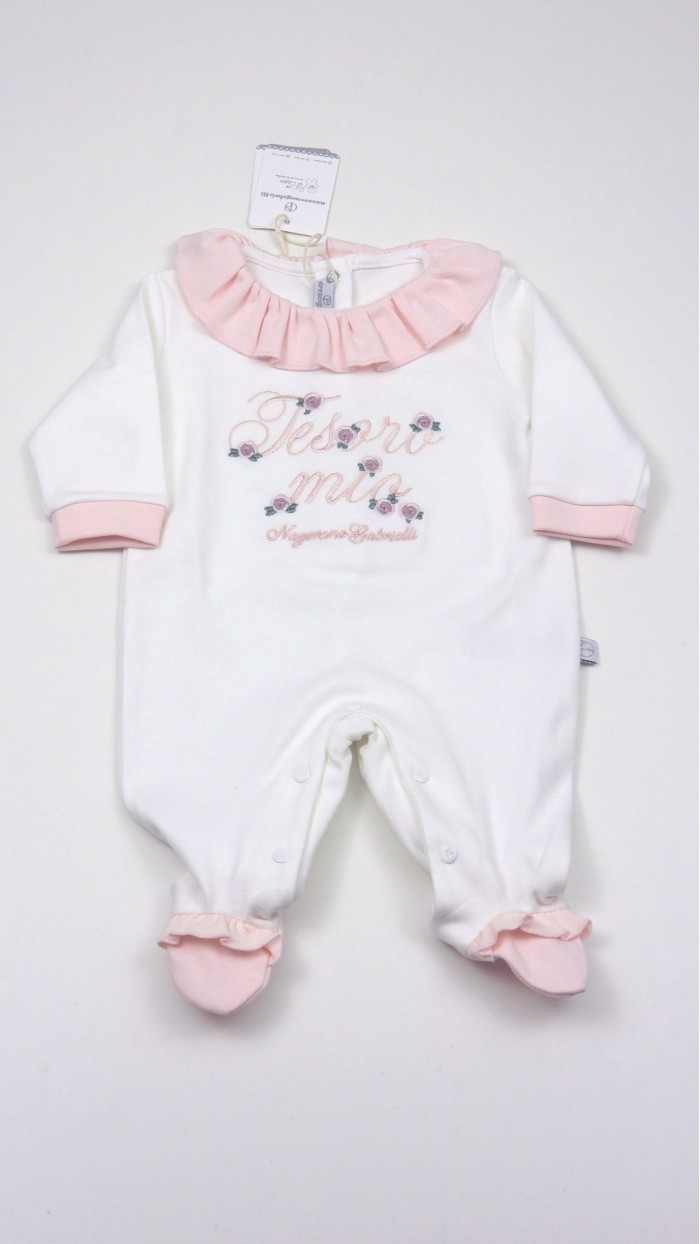 Nazareno Gabrielli Baby Girl Newborn Bodysuit NG22124111