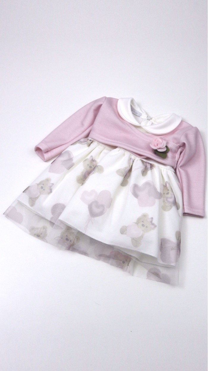 Bolle di Sapone Elegant Baby Girl Dress BDL44051