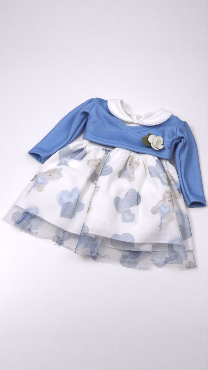 Bolle di Sapone Elegant Baby Girl Dress BDL44052