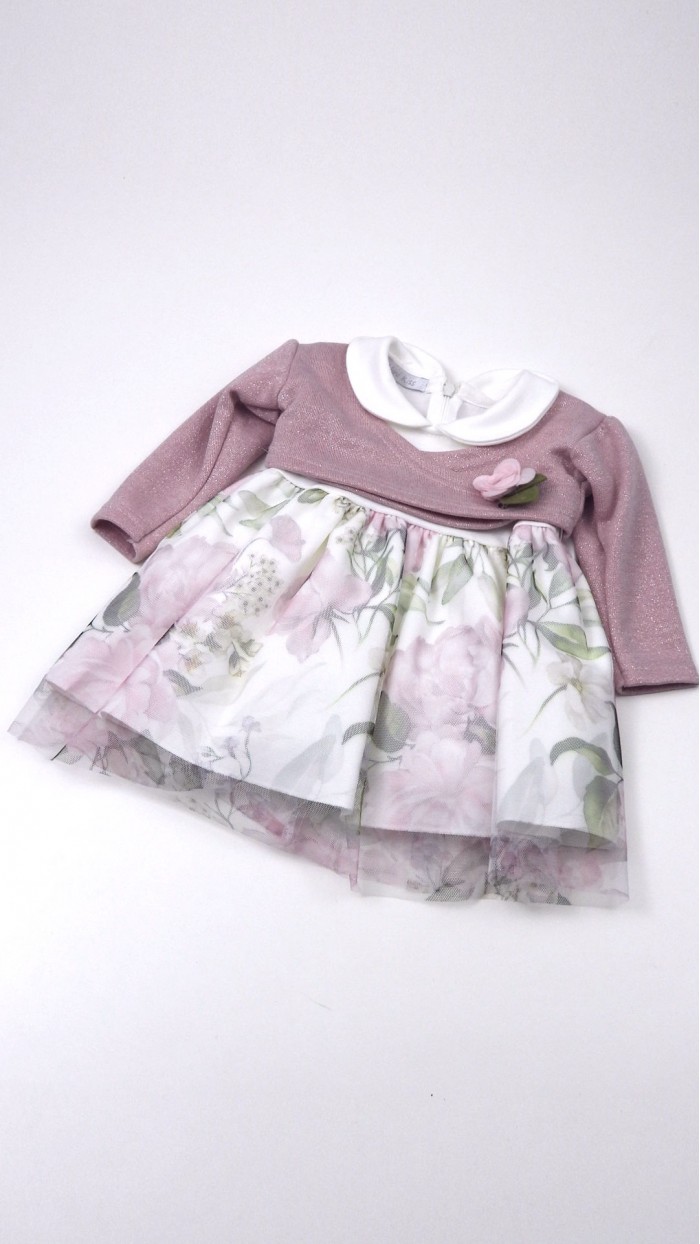 Bolle di Sapone Elegant Baby Girl Dress BDL4413