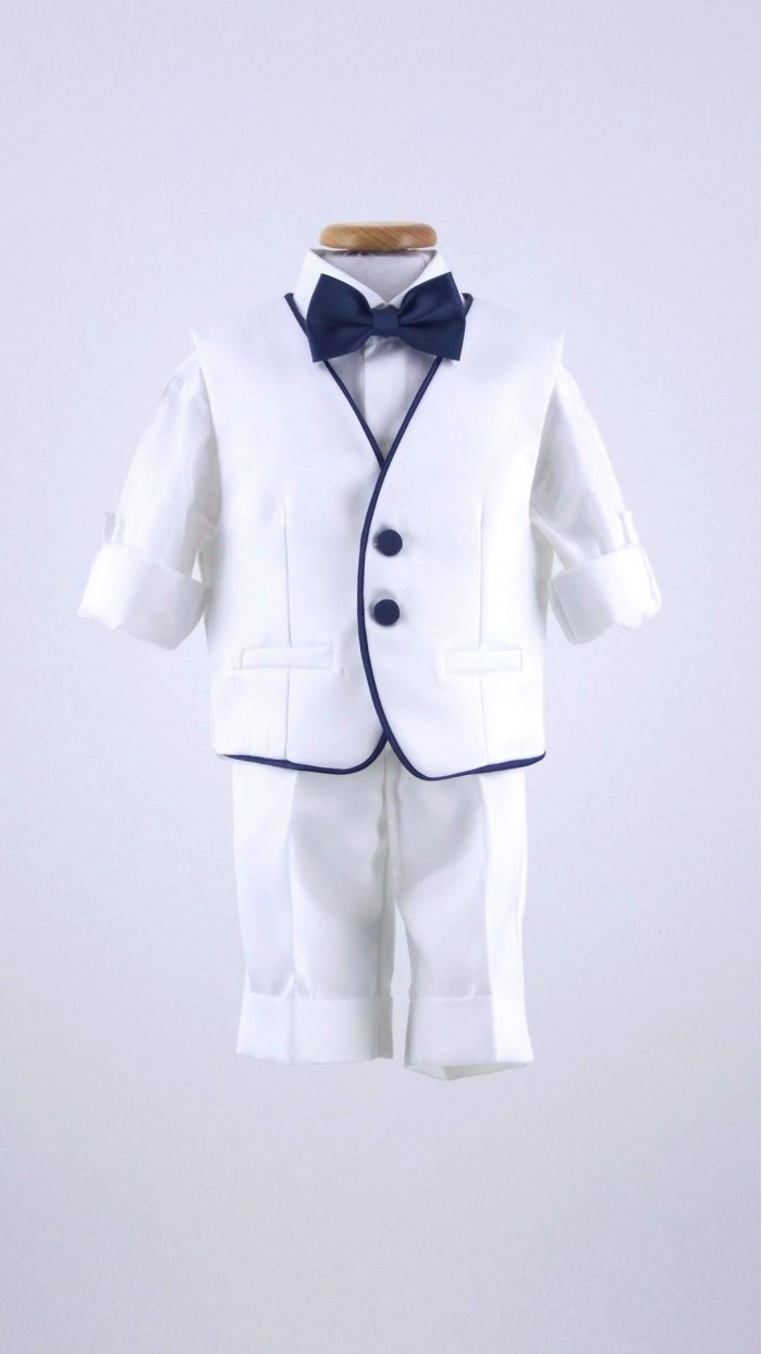 Tuta Bimbo Anni Completo Da Battesimo Per Neonato Set Pezzi