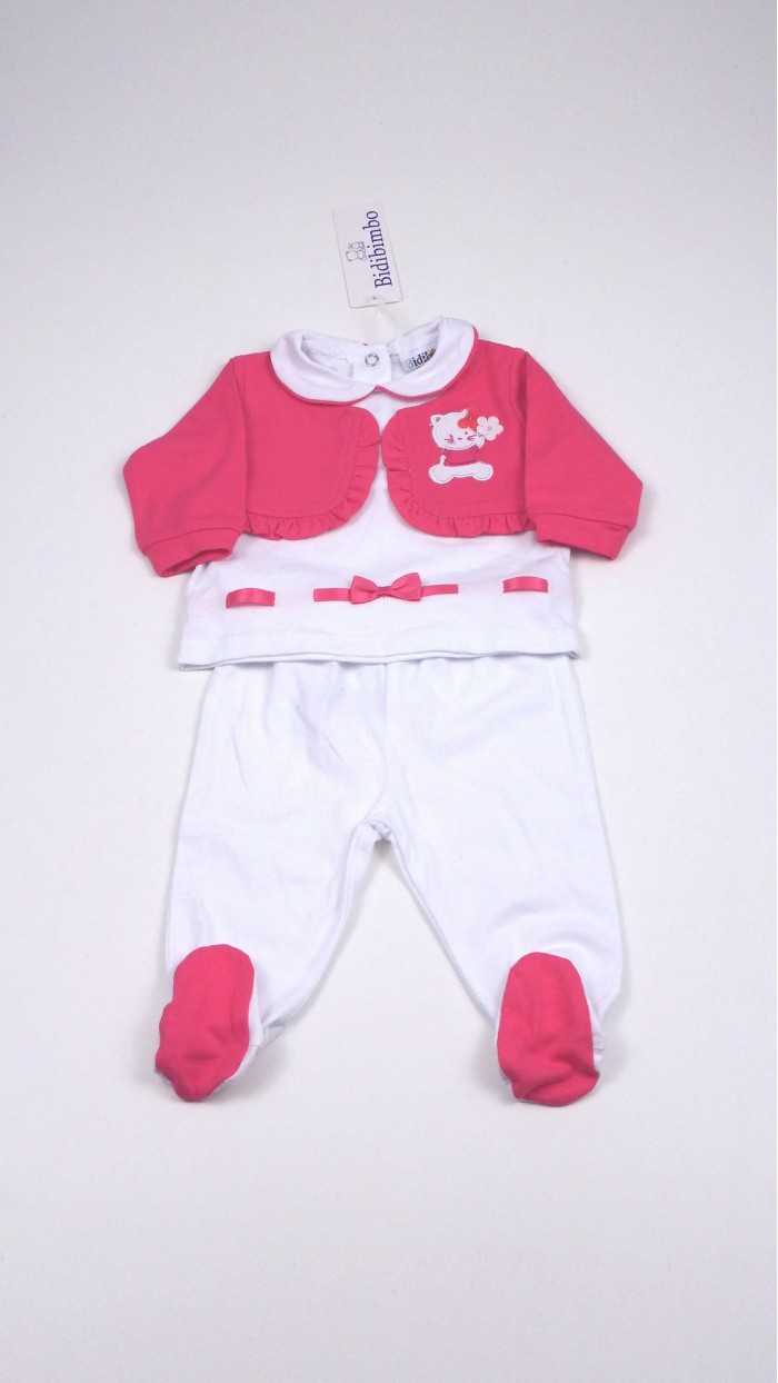 Completino Neonato Natale 4 Pezzi 0-18 Mesi: Pagliaccetto Renna, Pantaloni, Fascia E Cappello, Rosso Unisex - 3