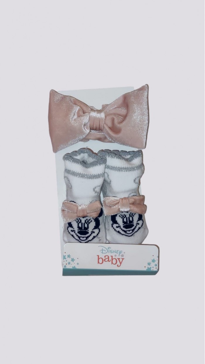 Disney Hair Band Newborn Socks Set