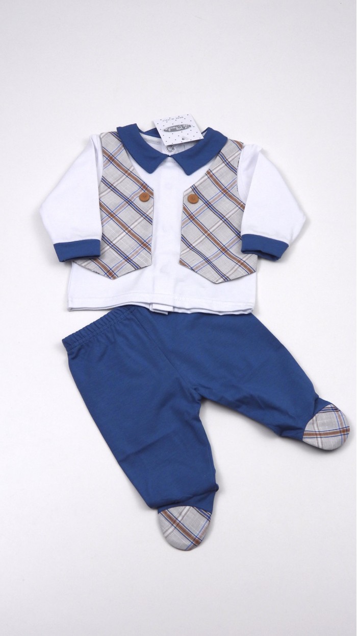 Le Chicche Newborn Boy Outfit CL5750