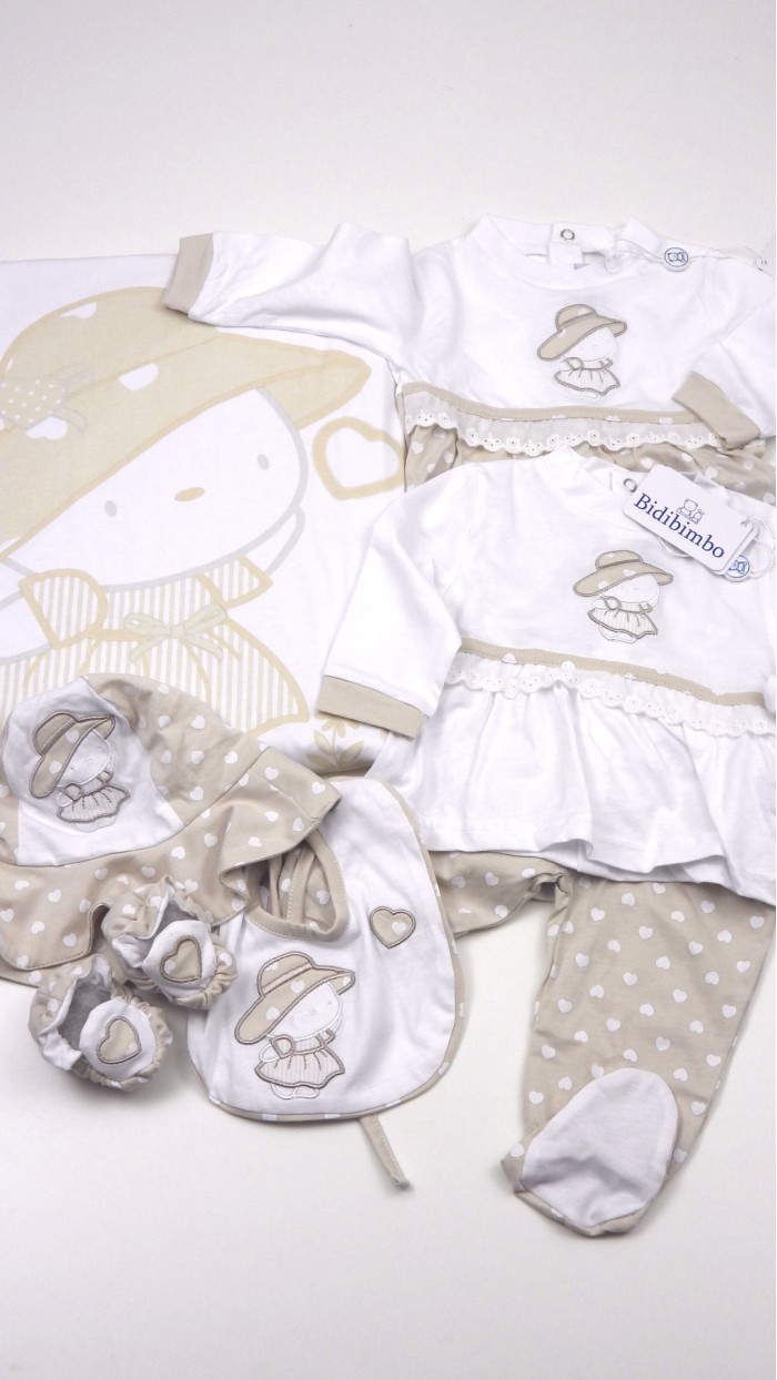 Bidibimbo Newborn Baby Outfit Gift Set BCB1074