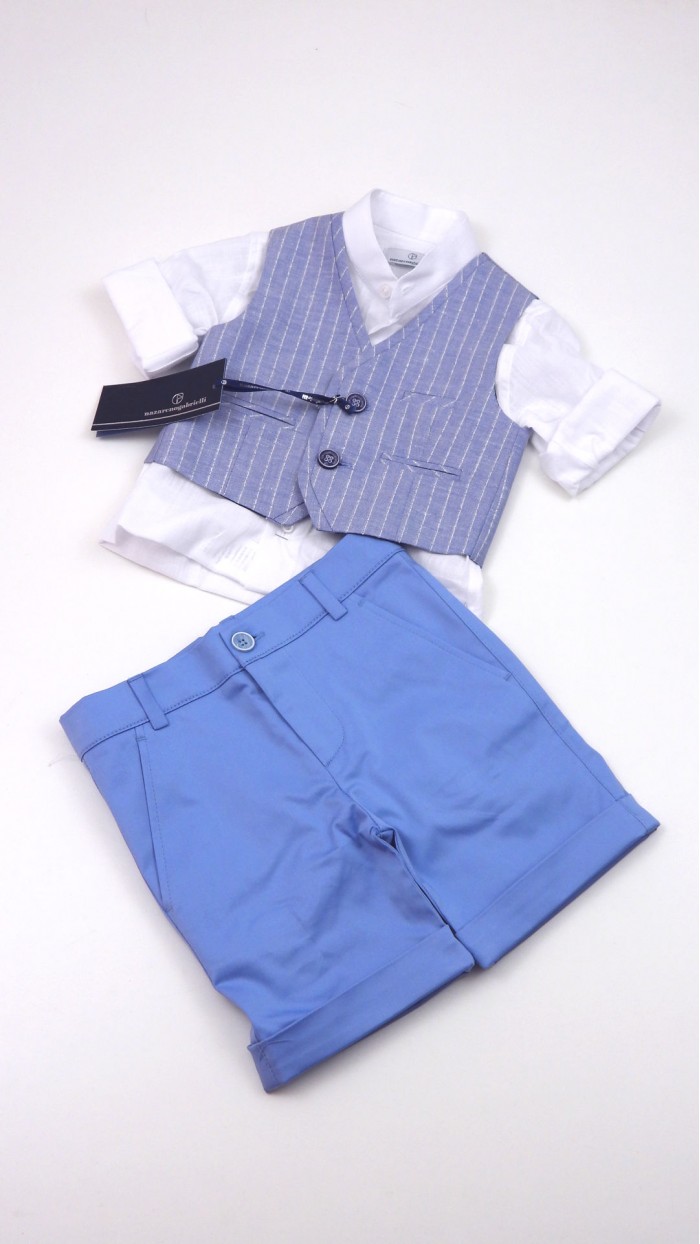 Nazareno Gabrielli Baby Boy Ceremony Outfit NG6058N2