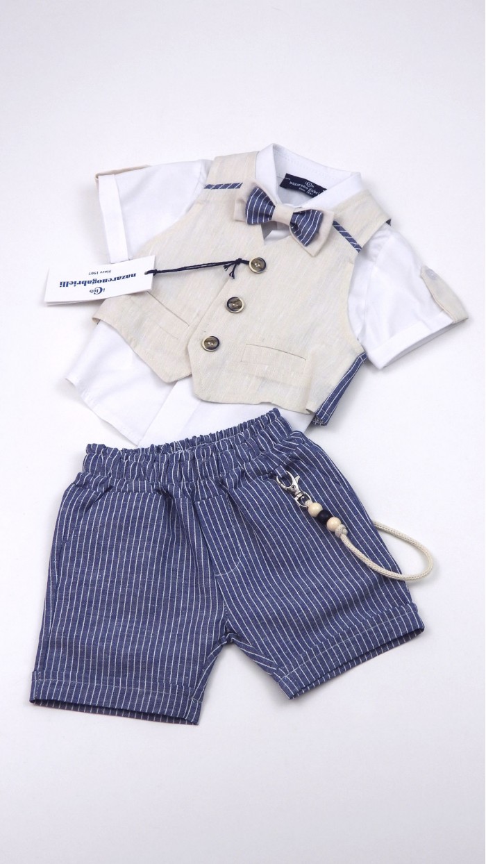 Nazareno Gabrielli Baby Boy Ceremony Outfit NG37401