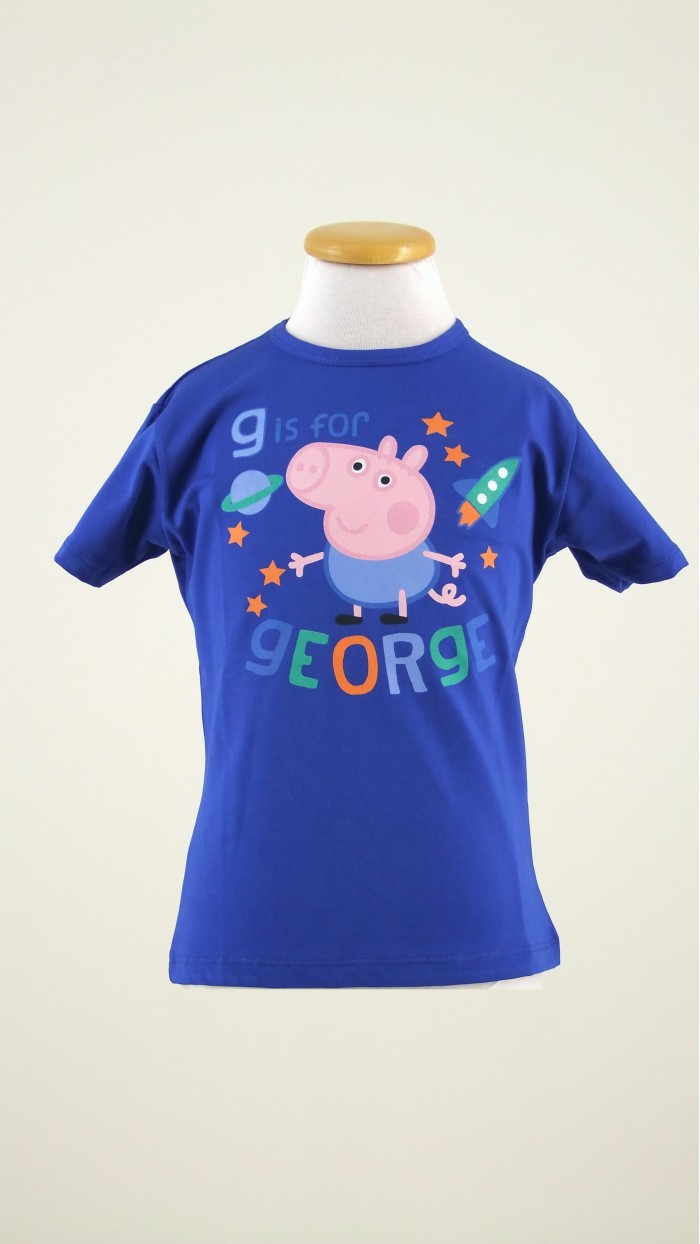 T-shirt personalizzata Peppa Pig T-Shirt di compleanno personalizzata Abbigliamento Abbigliamento unisex bimbi Top e magliette Peppa Pig Nome e numero ricamati 